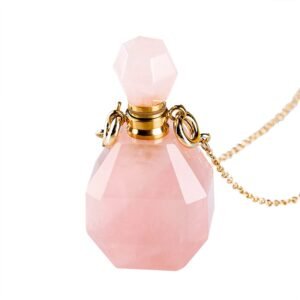 NATURAL STONE PERFUME NECKLACE