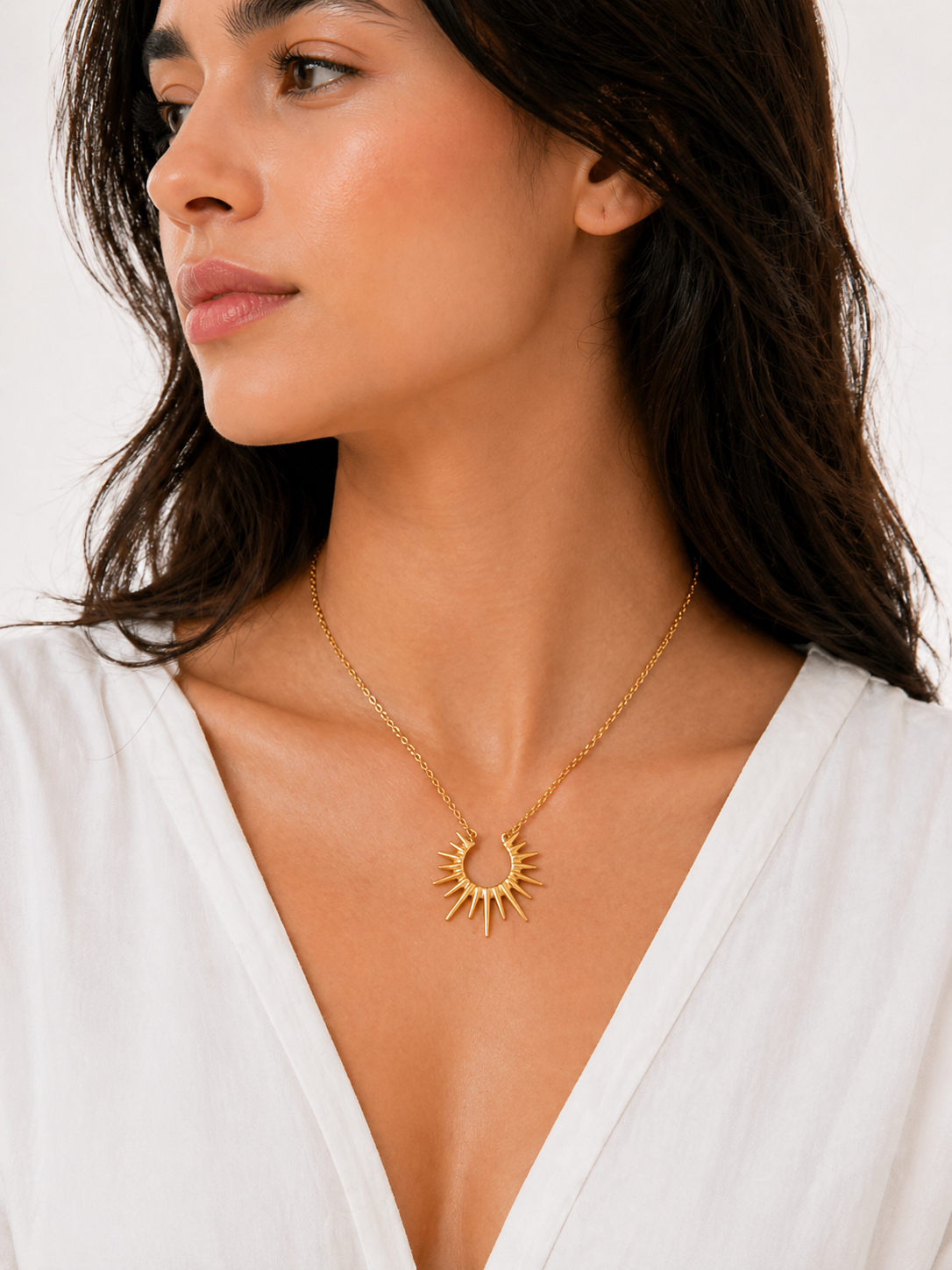 سنسال (أنتِ شمس) مطلي ذهب