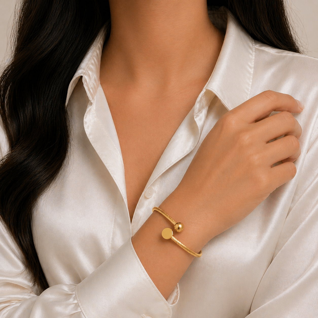 اسوارة (رحمة) مطلية بالذهب