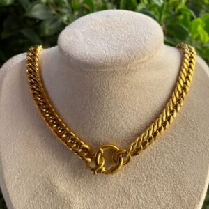 سنسال جنزير ستانلس مطلي ذهب