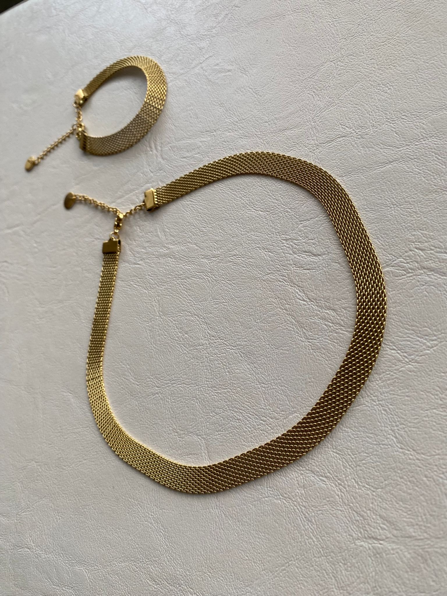 طقم ناعم (سنسال واسورة) ستايلس مطلي ذهب