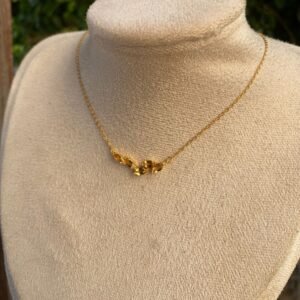 سنسال سترين (حجر الثراء) وفضة اصلية مطلية ذهب