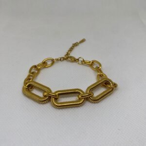 اسوارة ستانلس مطلية بالذهب