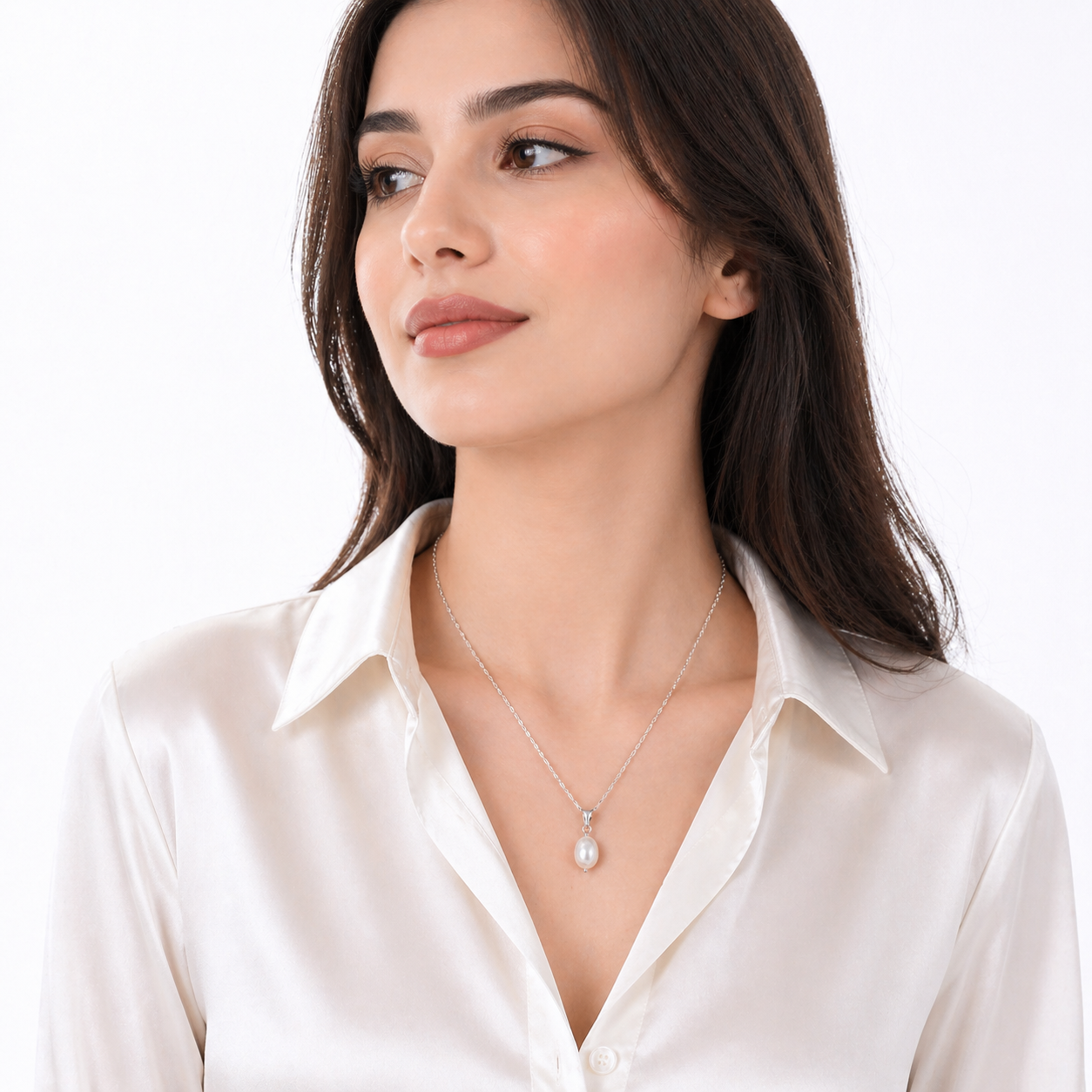 سنسال (حلم) لؤلؤ مياه عذبة وفضة