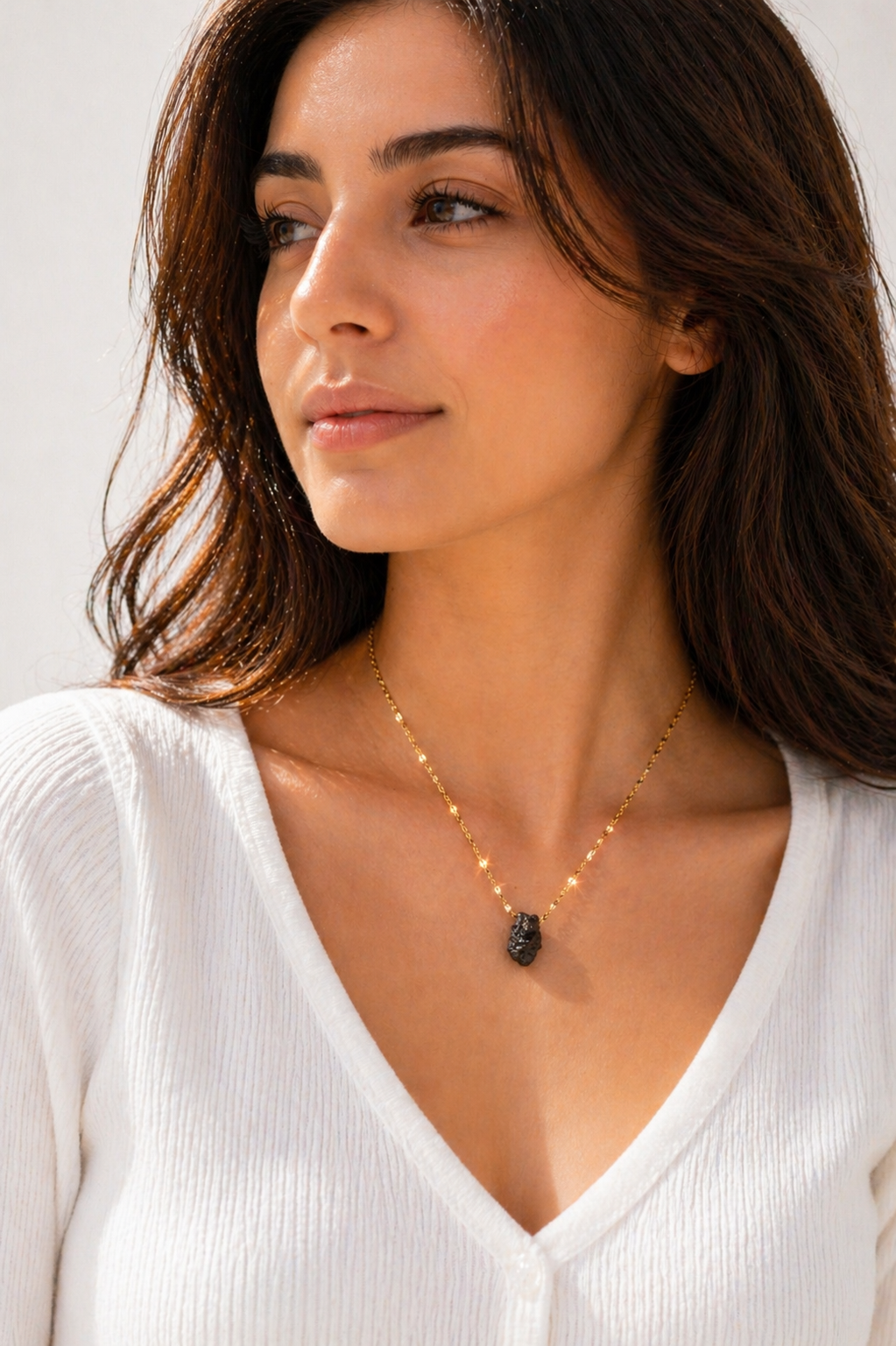 سنسال (القلب) ياقوت طبيعي خام مطلي ذهب -تختلف قصة الحجر الخام من سنسال لآخر